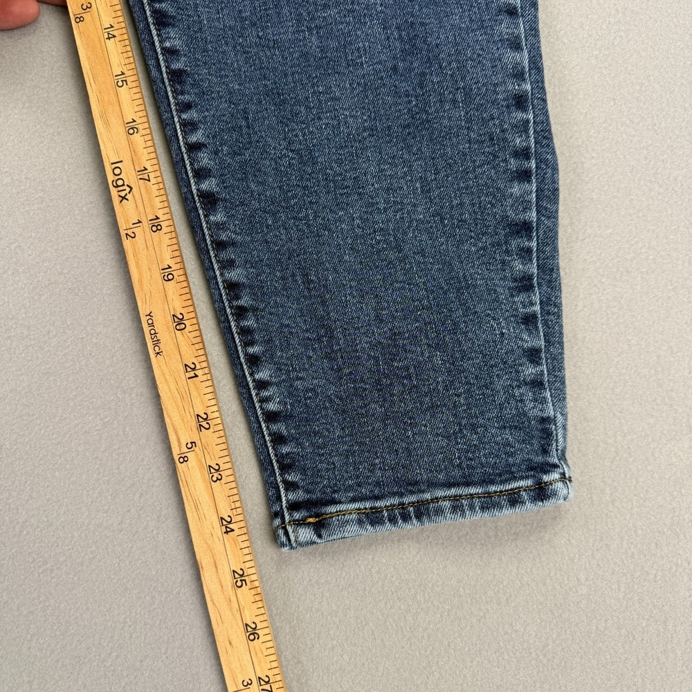 Levi's Silver Tab Mom Jeans Women's Size 31x27 High-Rise Tapered Blue Denim - Picture 15 of 16